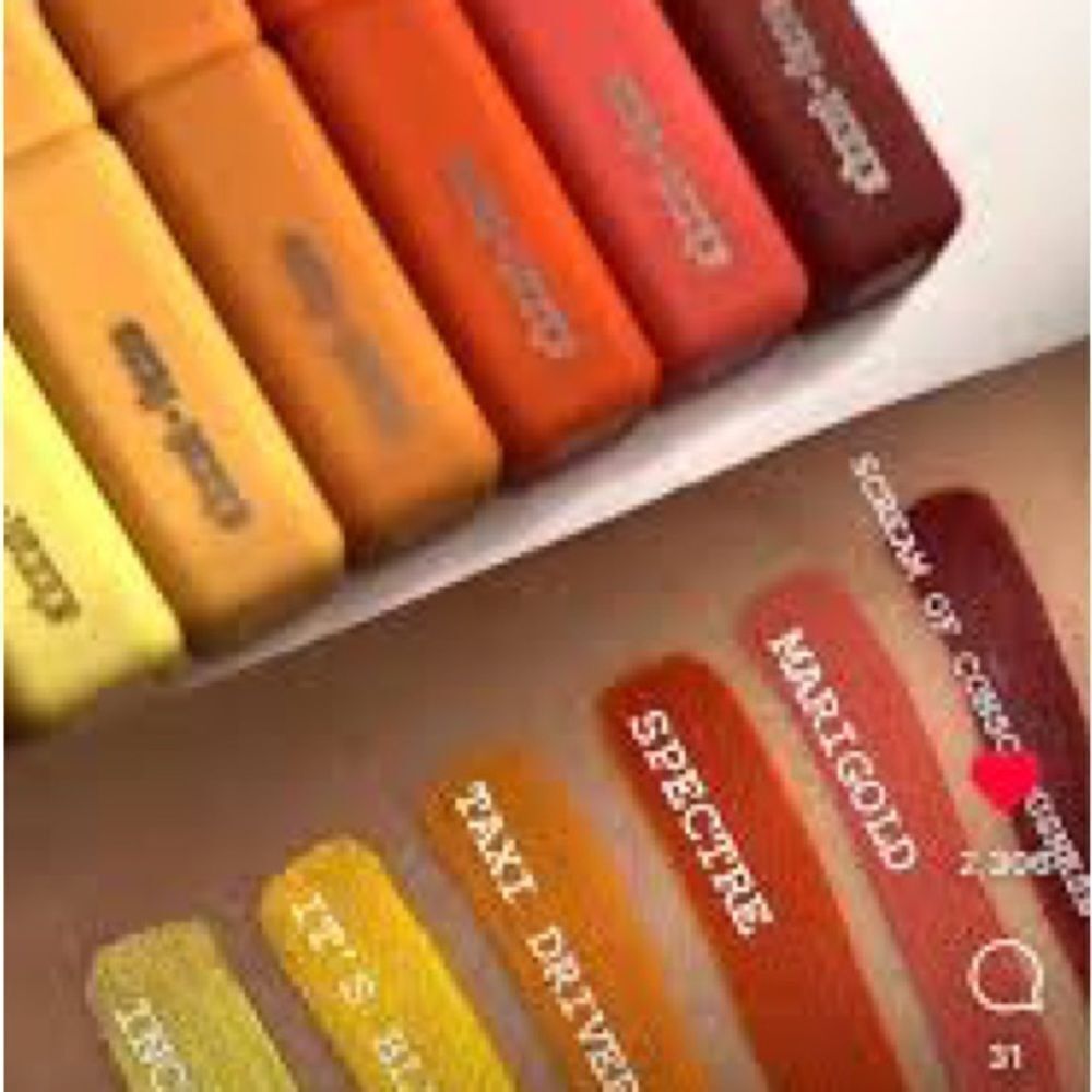 $5 🌙 About Face By Halsey Matte Fluid Eye Paint In Shade Marigold BNIB - Picture 4 of 6
